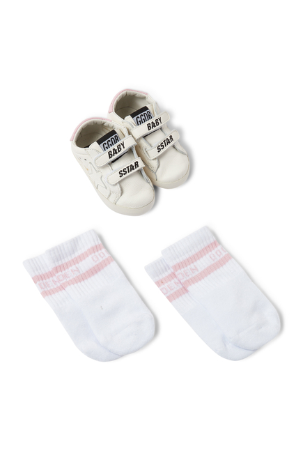 Baby School Set Nappa Leather Sneakers